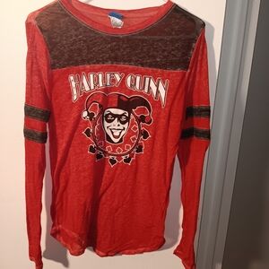 Red JUNIOR Long Sleeve Tee